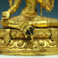 A Wonderful Gilt-Bronze Figure Of Green Tara