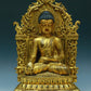 A Wonderful Gilt-Bronze Figure Of Buddha Shakyamuni With Inscriptions