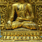 A Wonderful Gilt-Bronze Figure Of Buddha Shakyamuni With Inscriptions
