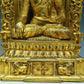 A Wonderful Gilt-Bronze Figure Of Buddha Shakyamuni With Inscriptions