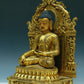 A Wonderful Gilt-Bronze Figure Of Buddha Shakyamuni With Inscriptions
