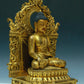 A Wonderful Gilt-Bronze Figure Of Buddha Shakyamuni With Inscriptions