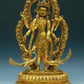 A Wonderful Gilt-Bronze Figure Of Mahamayuri