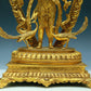 A Wonderful Gilt-Bronze Figure Of Mahamayuri