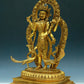 A Wonderful Gilt-Bronze Figure Of Mahamayuri