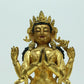 A Magnificent Gilt-Bronze Figure Of Four-Armed Avalokiteshvara