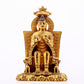 A majestic gilt bronze statue of Sakyamuni