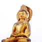 A solemn gilt bronze statue of Bodhisattva