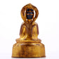 A solemn gilt bronze statue of Bodhisattva