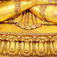 A majestic gilt bronze statue of Sakyamuni