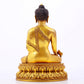 A majestic gilt bronze statue of Sakyamuni