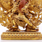 A solemn gilt bronze Vajra statue from Qing Dynasty, China