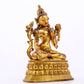 A majestic gilt bronze statue of Tara