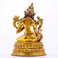 A majestic gilt bronze statue of Tara