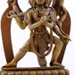 A solemn alloy copper Vajrasattva statue