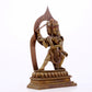 A solemn alloy copper Vajrasattva statue