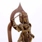 A solemn alloy copper Vajrasattva statue