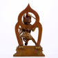 A solemn alloy copper Vajrasattva statue