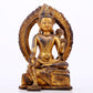 A majestic gilt bronze statue of Tara