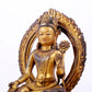 A majestic gilt bronze statue of Tara