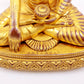 A majestic gilt bronze statue of Sakyamuni