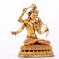 A majestic gilt bronze statue of Manjusri Bodhisattva