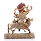 A majestic gilt bronze Vajra statue