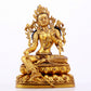 A majestic gilt bronze statue of green Tara