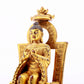 A majestic gilt bronze statue of Sakyamuni