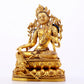 A majestic gilt bronze statue of green Tara