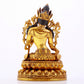 A majestic gilt bronze statue of green Tara