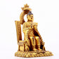 A majestic gilt bronze statue of Sakyamuni