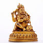 A solemn gilt bronze Vajra statue inlaid with hundreds of treasures