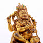 A solemn gilt bronze Vajra statue inlaid with hundreds of treasures