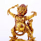 A solemn gilt bronze Vajra statue