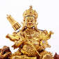 A majestic gilt bronze statue of the King of Treasures