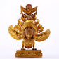 A majestic gilt bronze statue of Sakyamuni