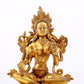 A majestic gilt bronze statue of green Tara