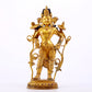 A majestic gilt bronze statue of Tara