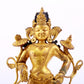 A majestic gilt bronze statue of Tara