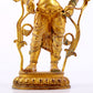 A majestic gilt bronze statue of Tara