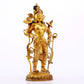 A majestic gilt bronze statue of Tara