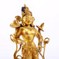 A majestic gilt bronze statue of Tara