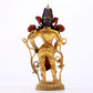 A majestic gilt bronze statue of Tara