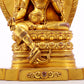 A majestic gilt bronze statue of green Tara