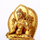 A majestic gilt bronze statue of green Tara