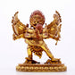 A solemn gilt bronze Vajra statue