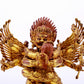 A solemn gilt bronze Vajra statue