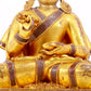 A solemn gilt bronze statue of Bodhisattva