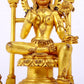 A majestic gilt bronze statue of Tara